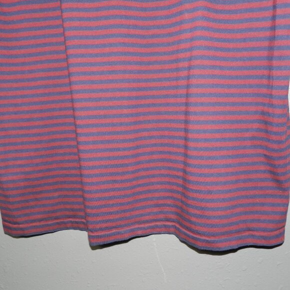 Polo Ralph Lauren Mens Navy Maroon Custom Slim Fit Short Sleeve Shirt Size XL - Picture 3 of 8